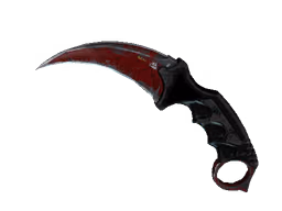 ★ Karambit | Crimson Web (Battle-Scarred)