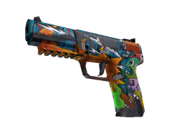 Five-SeveN | Angry Mob (Battle-Scarred)
