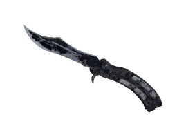 ★ Butterfly Knife | Night (Battle-Scarred)